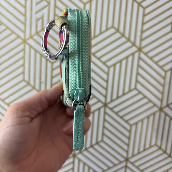 Vera Bradley Quilted Wallet keychain - Picture 8 of 9